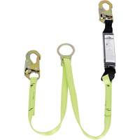 SA-5405-4 Shock Absorbing Lanyard, 4', Snap Hook Center, Snap Hook Leg Ends, Polyester Distribution Industrielle GC