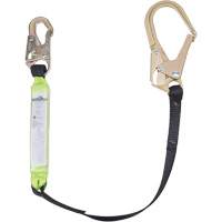 SA-6402-4 Shock Absorbing Lanyard, 4', Form Hook Center, Snap Hook Leg Ends, Polyester Distribution Industrielle GC