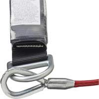 SA-5502-6 Shock Absorbing Lanyard, 6', Form Hook Center, Snap Hook Leg Ends, Galvanized Steel Distribution Industrielle GC