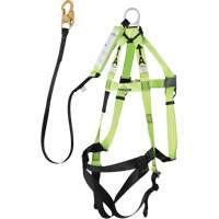 FBH-10000A5440-4 4' Class A Harness & Lanyard with 220 lbs. Capacity, Harness/Lanyard Combo Distribution Industrielle GC