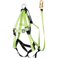 FBH-10000A6440-4 4' Class A Harness & Lanyard with 350 lbs. Capacity, Harness/Lanyard Combo Distribution Industrielle GC