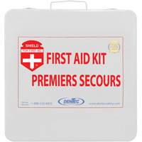 Shield First Aid Kit, Meets/Exceeds CSA Z1220-24 Type 2 Low-Risk Environment, Medium (26-50 Workers) Distribution Industrielle GC
