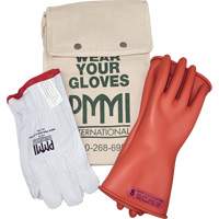 Ensemble de gants isolants en caoutchouc pour l'&eacute;lectricit&eacute;, ASTM classe 0, Taille 8, 11" lo Distribution Industrielle GC