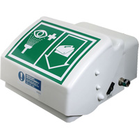 Douche oculaire/faciale, Installation Montage mural, Bol Plastique Distribution Industrielle GC