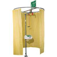 Pipe Mounted Safety Shower Modesty Curtain Distribution Industrielle GC