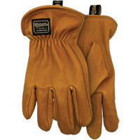 Gants r&eacute;sistants &agrave; la coupe The Duke 597CR, Taille Moyen, Enveloppe en Cuir de vache/Para-aramide/Polyester/Acier inoxydable, ASTM ANSI niveau A5 Distribution Industrielle GC