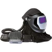 Ensemble de mise &agrave; niveau du syst&egrave;me de respirateur &agrave; &eacute;puration d'air propuls&eacute; Adflo avec casque Versaflo de la s&eacute;rie M et &eacute;cran de soudage Speedglas, Masque de soudage, Pile Lithium-ion Distribution Industrielle GC
