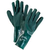 Gants verts &agrave; double enduit, 12" lo, PVC, Doublure en Jersey de coton, 70 mils Distribution Industrielle GC