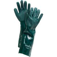 Gants verts &agrave; double enduit, 18" lo, PVC, Doublure en Jersey de coton, 70 mils Distribution Industrielle GC