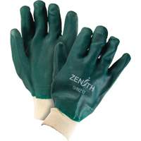 Gants verts &agrave; double enduit, 10" lo, PVC, Doublure en Jersey de coton, 70 mils Distribution Industrielle GC