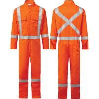 Combinaison FR Bizflame 88/12 Iona 7 oz. FR510, Taille 36, Orange Distribution Industrielle GC