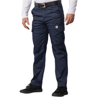 Pantalon cargo Big Flex, Poly-coton/Spandex, Bleu marin, Taille 28, Entrejambe 30 Distribution Industrielle GC