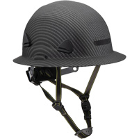 Casque Fibre Metal de style escalade avec bordure compl&egrave;te, R&eacute;pond aux normes CSA type 2, Suspension Rochet, Non ventil&eacute; Distribution Industrielle GC