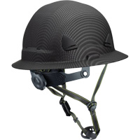 Casque Fibre Metal de style escalade avec bordure compl&egrave;te, R&eacute;pond aux normes CSA type 2, Suspension Rochet, Non ventil&eacute; Distribution Industrielle GC