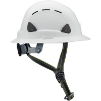 Casque Fibre Metal de style escalade avec bordure compl&egrave;te, R&eacute;pond aux normes CSA type 2, Suspension Rochet, Ventil&eacute; Distribution Industrielle GC