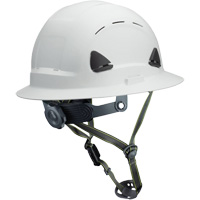 Casque Fibre Metal de style escalade avec bordure compl&egrave;te, R&eacute;pond aux normes CSA type 2, Suspension Rochet, Ventil&eacute; Distribution Industrielle GC