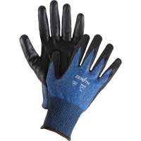 Gants l&eacute;gers et haute dext&eacute;rit&eacute; r&eacute;sistants &agrave; la coupe, Taille 7, Calibre 18, Rev&ecirc;tement Mousse de nitrile, Enveloppe en Acier inoxydable/PEHP/Tungst&egrave;ne, ASTM ANSI niveau A9 Distribution Industrielle GC