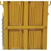 Expandable Barrier, 84" H x 20' L, Yellow Distribution Industrielle GC