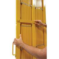 Expandable Barrier, 84" H x 20' L, Yellow Distribution Industrielle GC