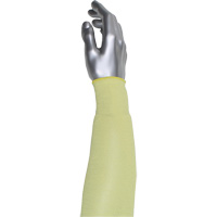 Manchette r&eacute;sistante &agrave; la coupe &agrave; pli unique Kut Gard, Aramide/ATA, 10", ASTM ANSI niveau A4, Jaune Distribution Industrielle GC