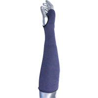 Manchette ASP &agrave; 2 plis avec trou pour pouce ECO Series Kut Gard, Aramide, 14", ASTM ANSI niveau A3, Mauve Distribution Industrielle GC