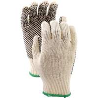 Gants en tricot avec pois de PVC 417, Poly/coton, Un c&ocirc;t&eacute;, Petit Distribution Industrielle GC