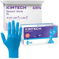 Kimtech Element Exam Gloves, X-Small, Nitrile, 3.2-mil, Powder-Free, Blue, Class 2 Distribution Industrielle GC