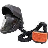 Visi&egrave;re rabattable PEAKAIR DEFENDER & ensemble de souffleur X90VX, Respirateur &agrave; masque/Masque de soudage, Pile Lithium-ion Distribution Industrielle GC
