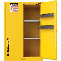 Armoire de s&eacute;curit&eacute; pour produits inflammables Utili-Guard+, 45 gal., 2 Porte(s), 43" La x 65" h x 22" p Distribution Industrielle GC