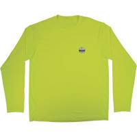Chemise de refroidissement &agrave; manches longues avec protection solaire et UV Chill-Its 6689, Jaune lime haute visibilit&eacute;, Petit Distribution Industrielle GC