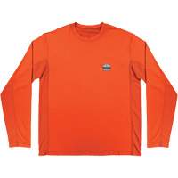 Chemise de refroidissement &agrave; manches longues avec protection solaire et UV Chill-Its 6689, Orange, Petit Distribution Industrielle GC