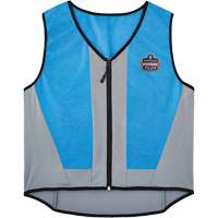 Chill-Its 6667 Wet Evaporative Cooling Vest with Zipper Closure, Medium, Blue Distribution Industrielle GC