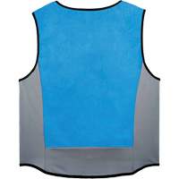 Chill-Its 6667 Wet Evaporative Cooling Vest with Zipper Closure, Medium, Blue Distribution Industrielle GC