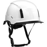 Bordure &eacute;troite compl&egrave;te &agrave; agrafe pour casque d'alpiniste RZRBack, blanc Distribution Industrielle GC