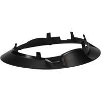 Bordure large compl&egrave;te &agrave; agrafe pour casque d'alpiniste RZRBack, blanc Distribution Industrielle GC