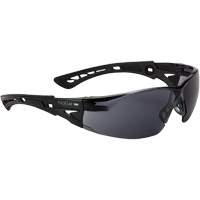 Lunettes de s&eacute;curit&eacute; Rush + BSSI, Lentille Fum&eacute;e/Gris, Antibu&eacute;e/Anti-&eacute;gratignures, ANSI Z87+ Distribution Industrielle GC