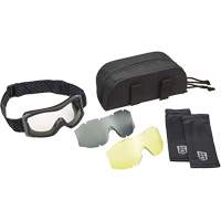 Ensemble de lunettes &agrave; coque &agrave; protection balistique X1000, Lentille Ambr&eacute;e/Transparent, Antibu&eacute;e/Anti-&eacute;gratignures, Ventilation Directe Distribution Industrielle GC