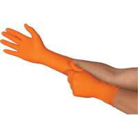 TOUCHNTUFF 93-800 Disposable Gloves, 6.5/7, Latex/Neoprene/Nitrile, 23.6-mil, Powder-Free, Orange Distribution Industrielle GC