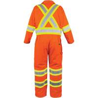 Combinaison non doubl&eacute;e haute visibilit&eacute;, Petit, Orange haute visibilit&eacute; Distribution Industrielle GC
