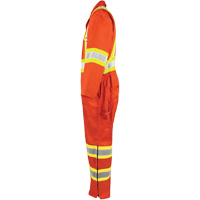 Combinaison non doubl&eacute;e haute visibilit&eacute;, Petit, Orange haute visibilit&eacute; Distribution Industrielle GC
