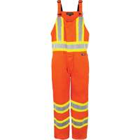 Salopette non doubl&eacute;e haute visibilit&eacute;, T-petit, Orange haute visibilit&eacute; Distribution Industrielle GC