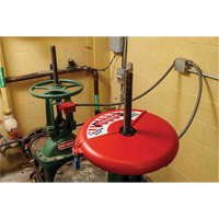 Dispositif de verrouillage coulissant pour vanne &agrave; opercule, Type Volant Distribution Industrielle GC
