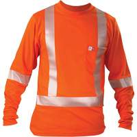 T-shirt &agrave; manches longues, Petit, Orange Distribution Industrielle GC