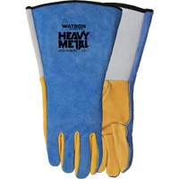 Gants de soudage Yellow Tail MIG/TIG, Cuir fleur de daim/Cuir de vache refendu, Taille Petit Distribution Industrielle GC