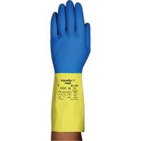 Gants r&eacute;sistants aux produits chimiques AlphaTec 87-224, Taille 7, 12,8" lo, N&eacute;opr&egrave;ne/Latex de caoutchouc, Doublure en Coton/Ouat&eacute;e, 26,8 mils Distribution Industrielle GC