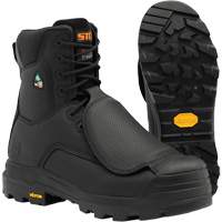 Bottes de travail Vulcan avec protecteur m&eacute;tatarsien &agrave; l'ext&eacute;rieur, Cuir, Taille 5, Imperm&eacute;able Distribution Industrielle GC