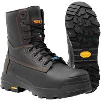 Bottes de travail Metpro Flex avec protecteur m&eacute;tatarsien, Cuir, Taille 4, Imperm&eacute;able Distribution Industrielle GC