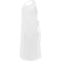 Tablier CoverMe avec encolure d&eacute;coup&eacute;e, Polyur&eacute;thane, 45" lo x 35" la, Blanc Distribution Industrielle GC