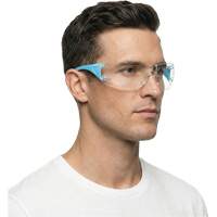 Lunettes de s&eacute;curit&eacute; bleu/blanc Adapt Lite, Lentille Transparent, Antibu&eacute;e/Anti-&eacute;gratignures, ANSI Z87+/R&eacute;pond ou surpasse la norme CSA Z94.3 Distribution Industrielle GC