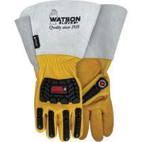 Gants r&eacute;sistants &agrave; leau Storm Trooper, Petit, Paume en Cuir de vache, Poignet Manchette Distribution Industrielle GC